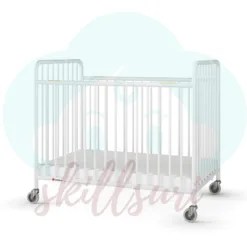 Compact and Safe Sleep Baby Crib Designed in Massachusetts